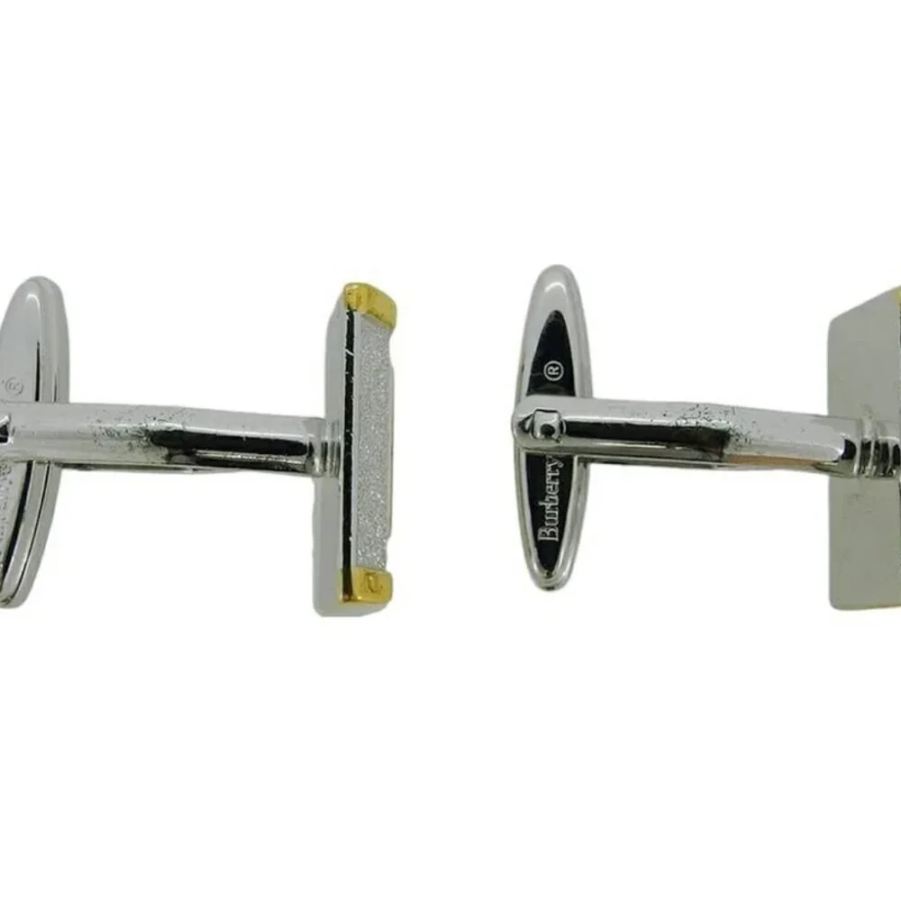 BURBERRY cuffs Silver gold Women Authentic secondhand